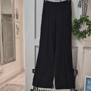Vince Camuto Elegant Black Wide Leg Pants